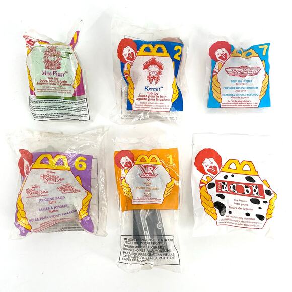 90s McDonald’s Happy Meal toys set of 6 1990s vintage - Picture 1 of 16